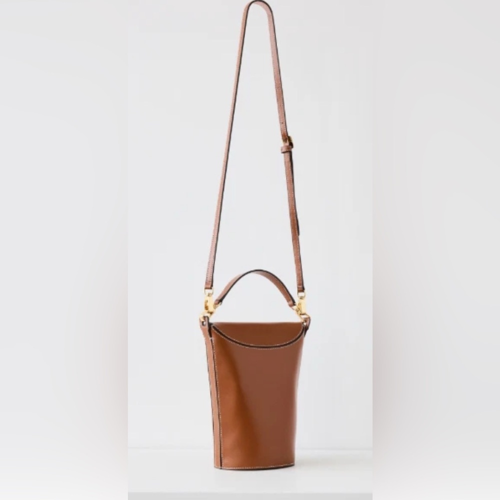 STAUD Phoebe Convertible Leather mini Bucket Bag NWT - Picture 14 of 14